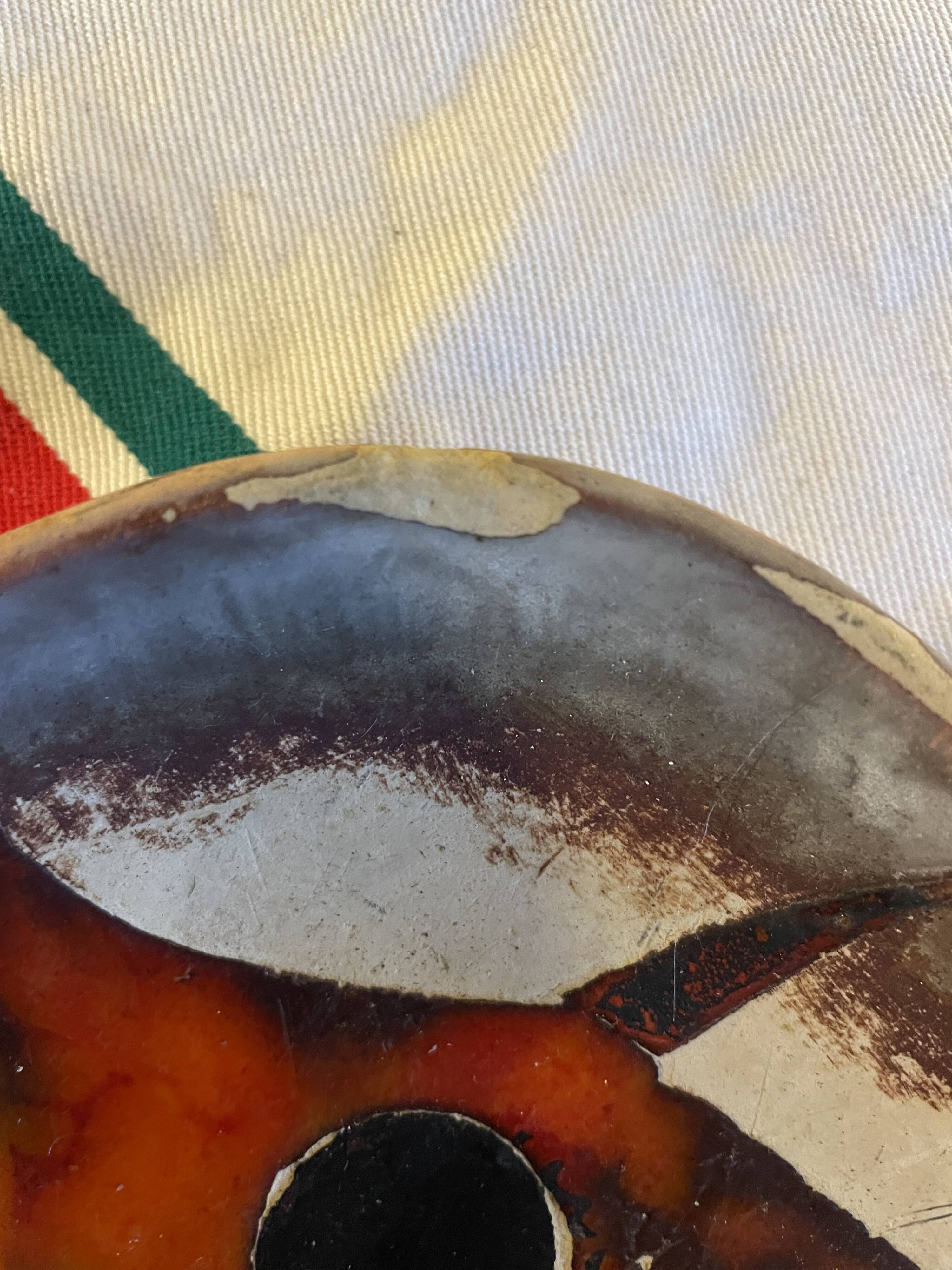 Monique Brunner ceramic dish, 1960s, Vence