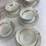 Royal Limoges Porcelain Cups & Saucers