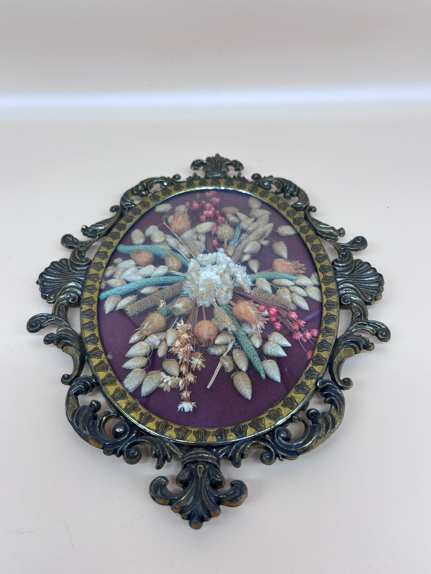 Baroque setting with dried flowers