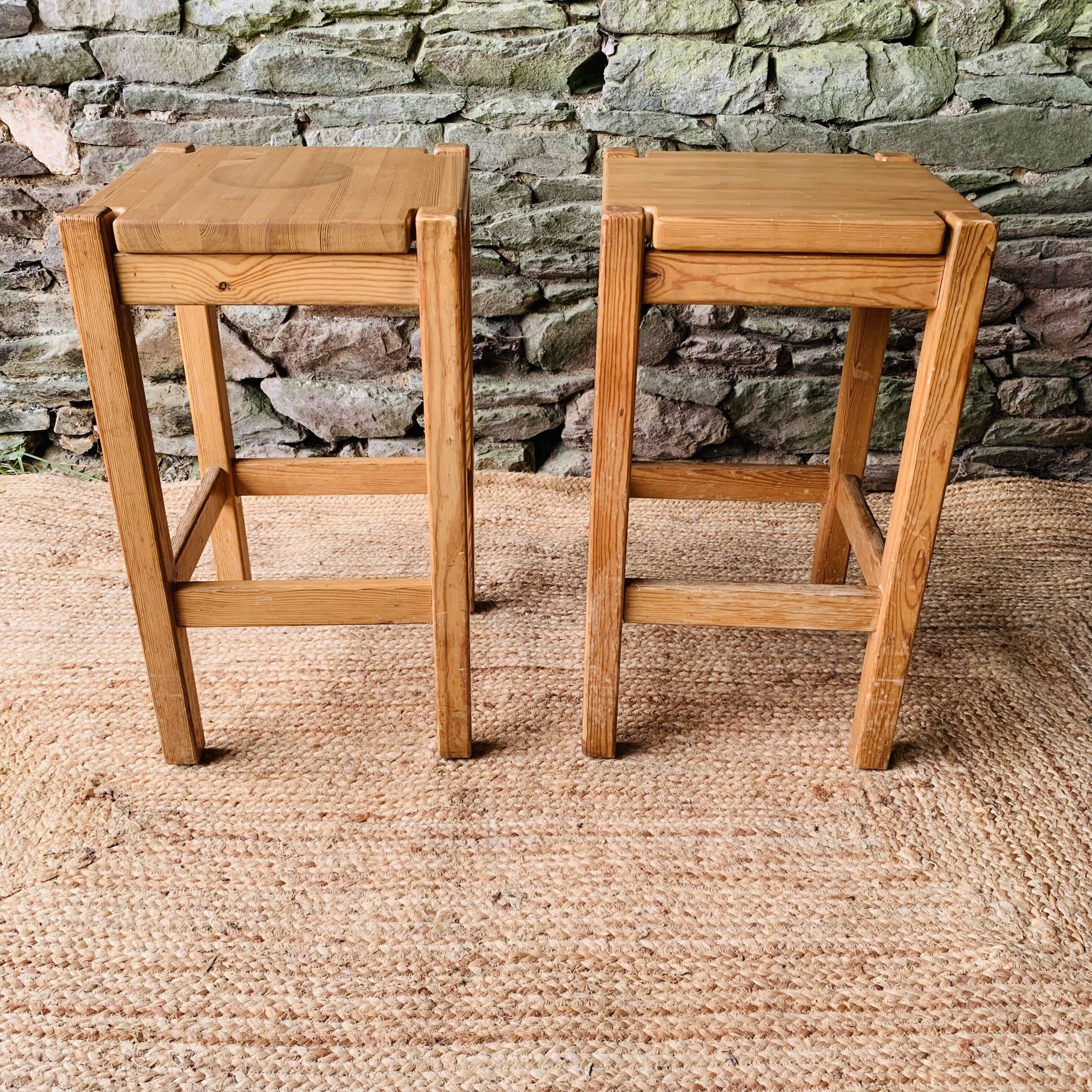 Pair of vintage Hongisto stools by Ilmari Tapiovaara