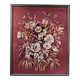 Large vintage floral tapestry