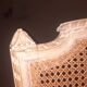 Louis XVI high-backed caned armchair