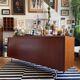 Teak veneer sideboard 80's