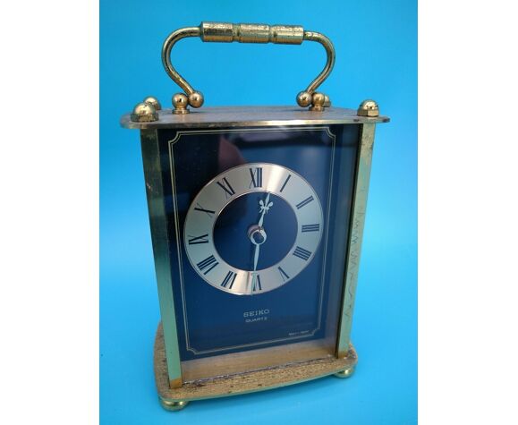 Old Seiko brass table clock | Selency