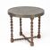 1920's Side-Table with Oak Frame and Brass top