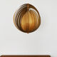 Suspension lune en bois