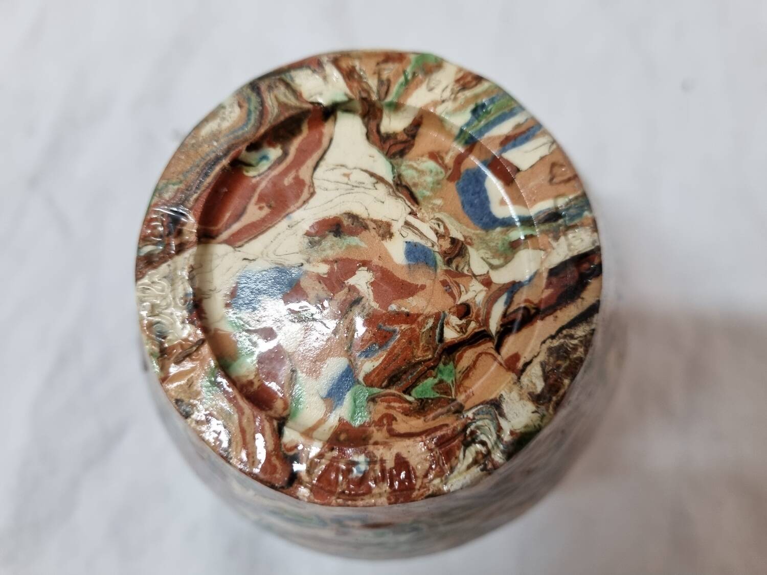 J.Gerbino mosaic vase from 1930