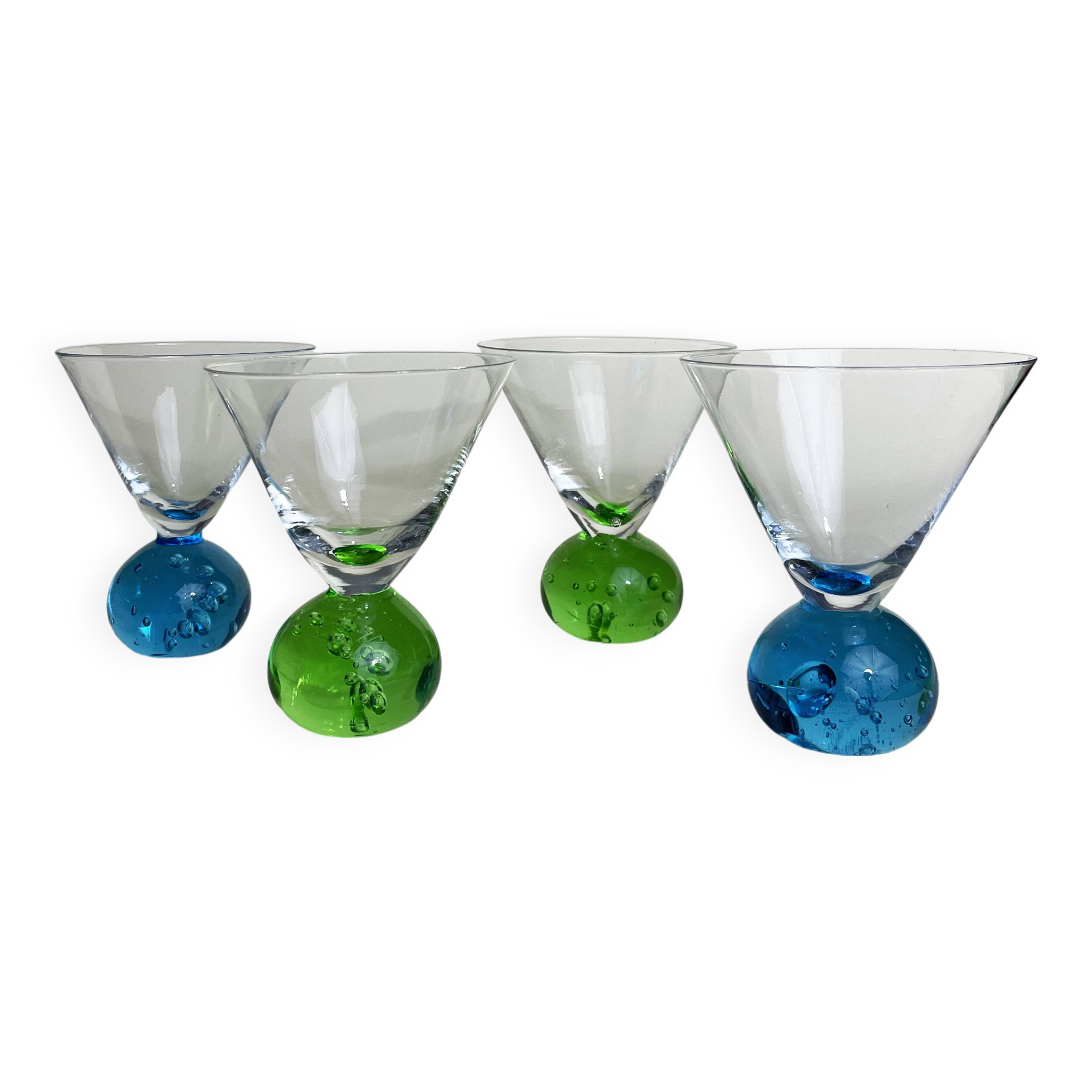 4 Cocktail Glasses
