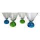 4 Cocktail Glasses