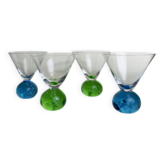 4 Cocktail Glasses