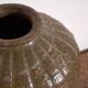 Small antique olive green vase (c.1900)