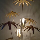 Vintage floral floor lamp Hans Kogl