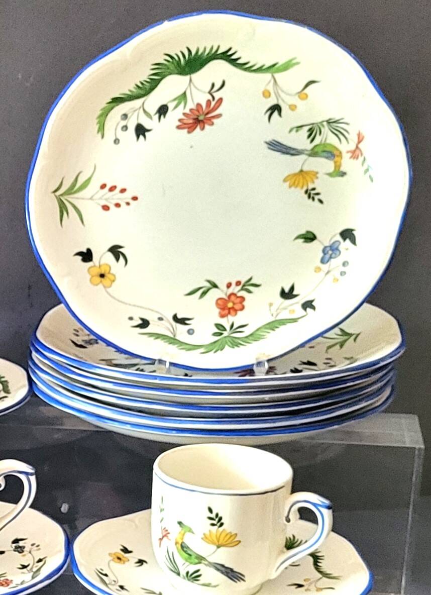 GIEN Birds of Paradise Coffee Set for 12 People