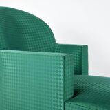 Asymmetrical Art Deco style chaise longue