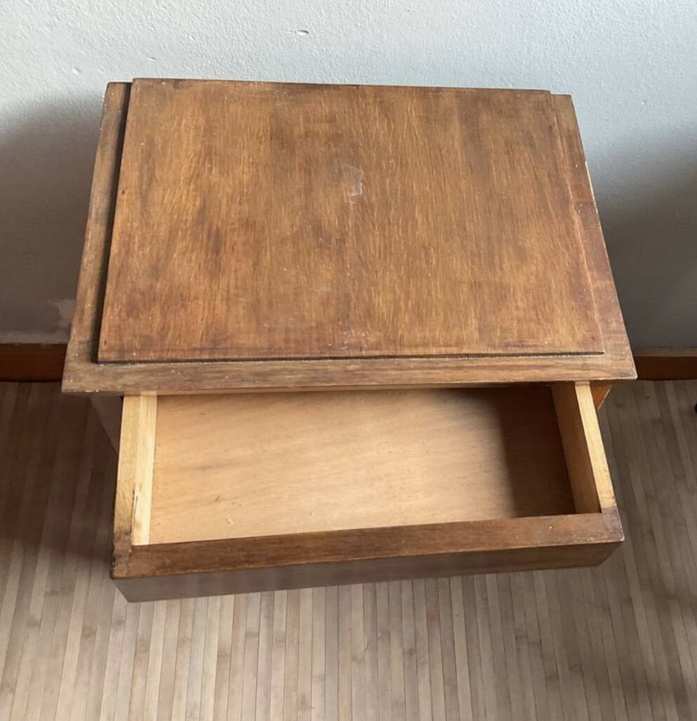 Table d'appoint, chevet, années 60-70