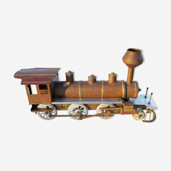 Locomotive cuivre rouge