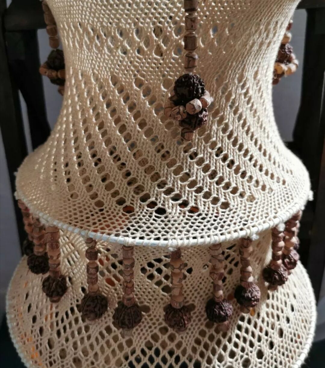 Macramé suspension 70s