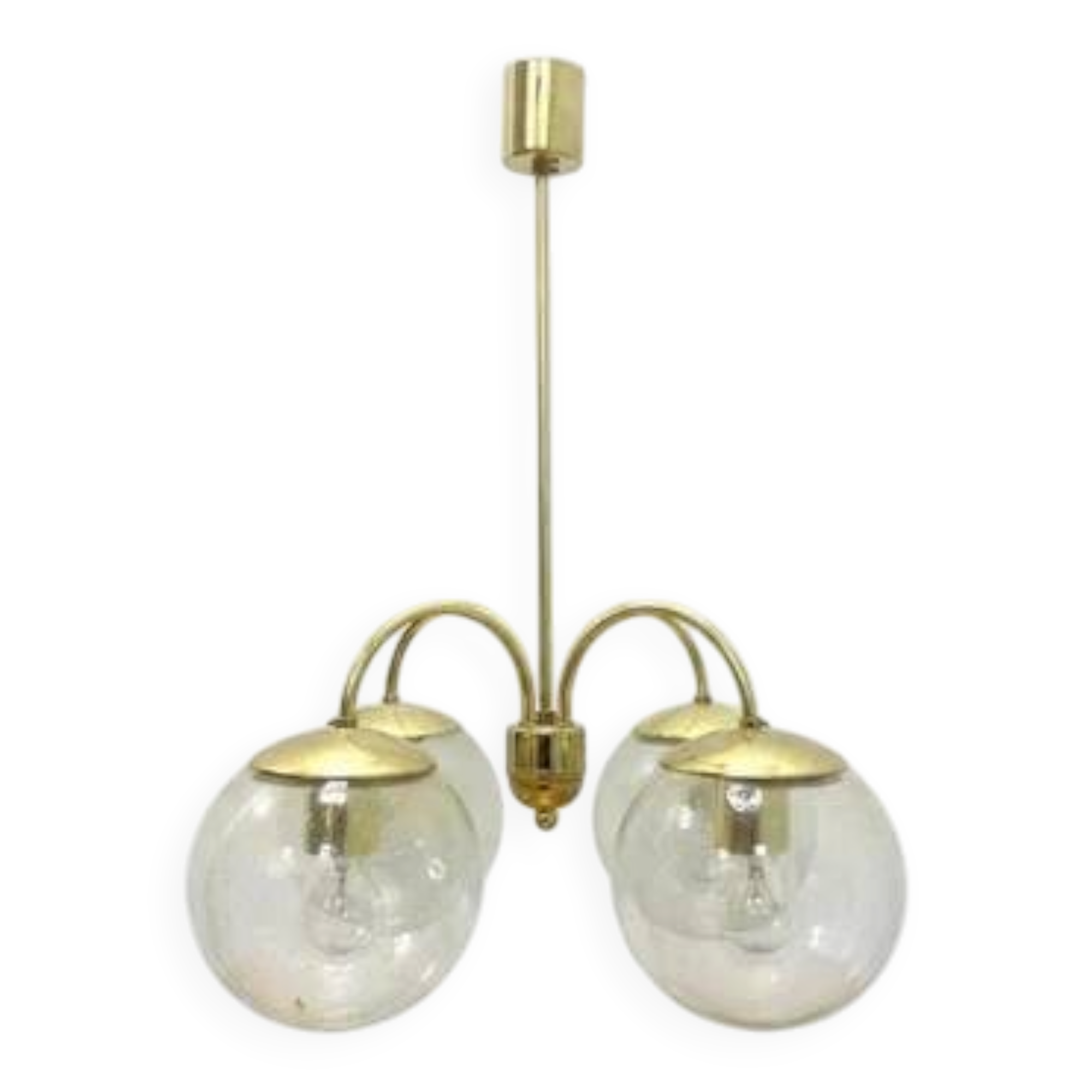 Retro chandelier, Kamenický Šenov, 1960s–1970s, Czechoslovakia