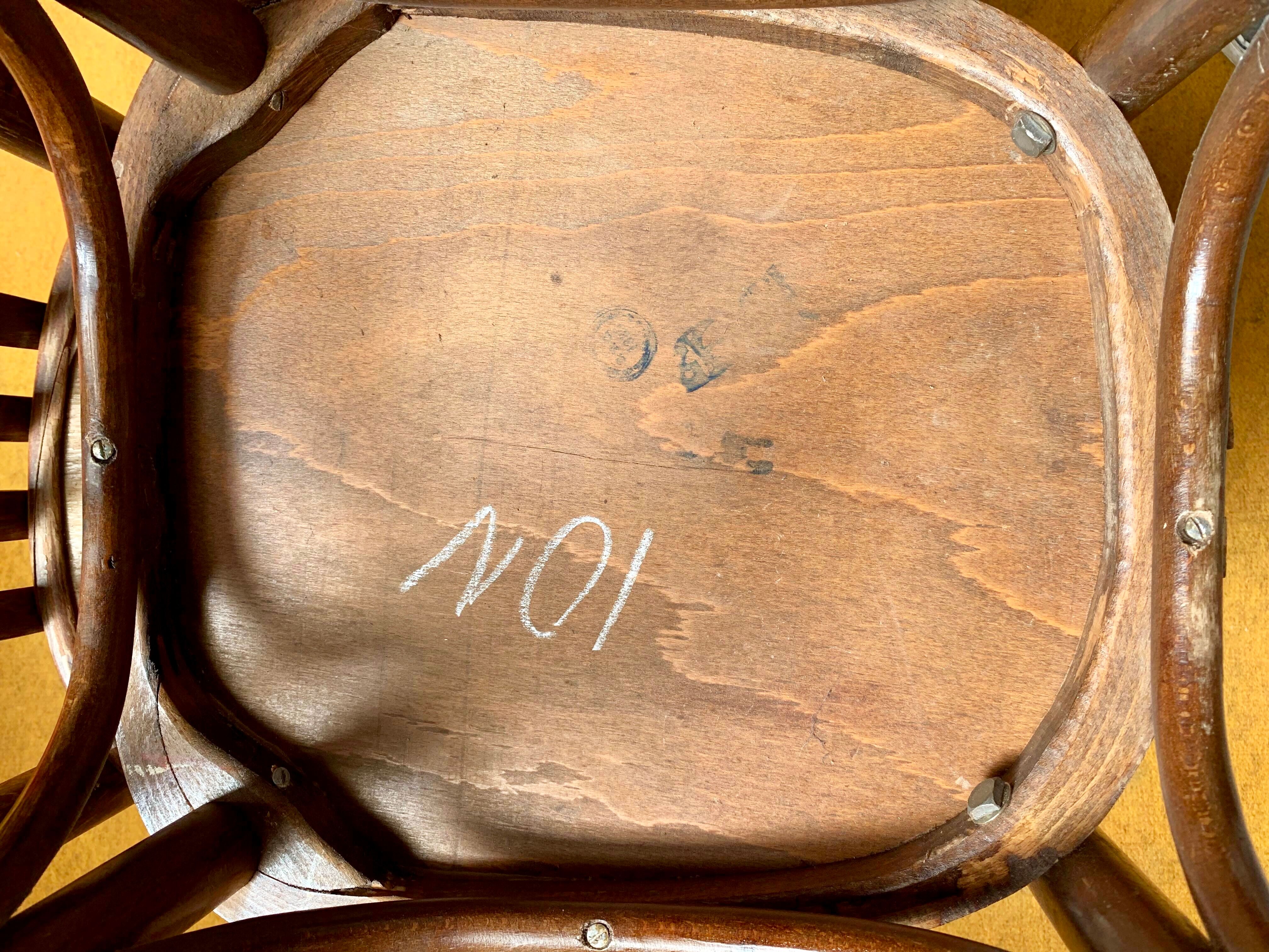 Pair of bentwood bistro chair