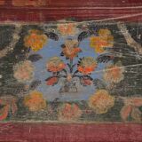 Ancien coffre long à motifs floraux (c.1870) #40