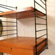 Tomado string shelf with drawer box, stamped