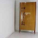 Ingenious sixties wall bed cabinet by C. Princic Gorizia Italy