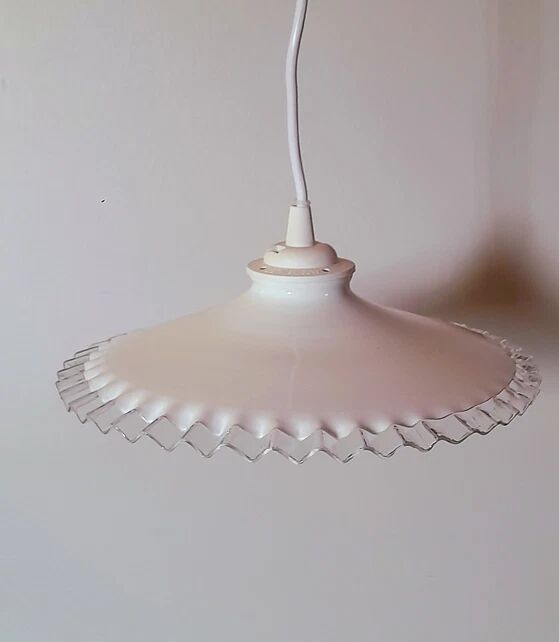 Suspension in Opaline Art Deco