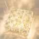 Large ceiling light in faceted crystal by Kinkeldey, Germany.