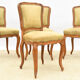4 Louis XV style chairs