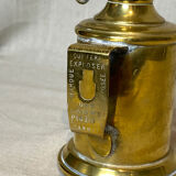 Pigeon lamp with its original globe