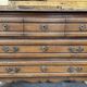 19th-century oak chest of drawers
