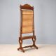 Antique Louis-Philippe mirror in carved walnut, Italy, 19th century.