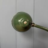 Dark green Bauhaus desk lamp