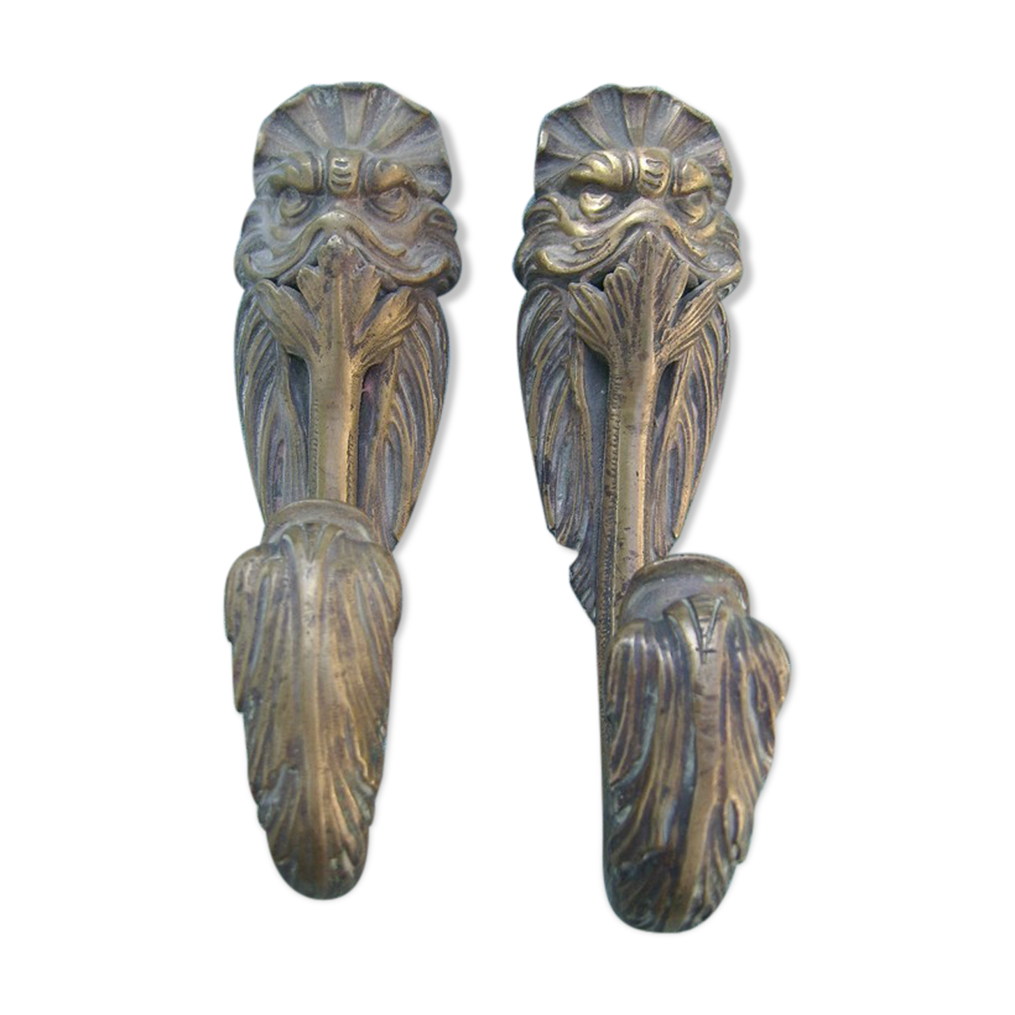Paire d'embrasses " l. dromard " xixe - déco - passementerie