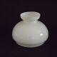 French vintage set of 4 white opaline glass lantern-style replacement shades.