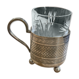 Glass and under old glass