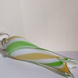 Vintage two-tone glass vase 39 cm