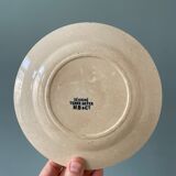 Series of 12 mismatched Terre de Fer dessert plates