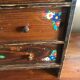 Maison de poupée ou commode en bois à tiroirs vintage