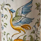 Old Moustiers earthenware apothecary jar