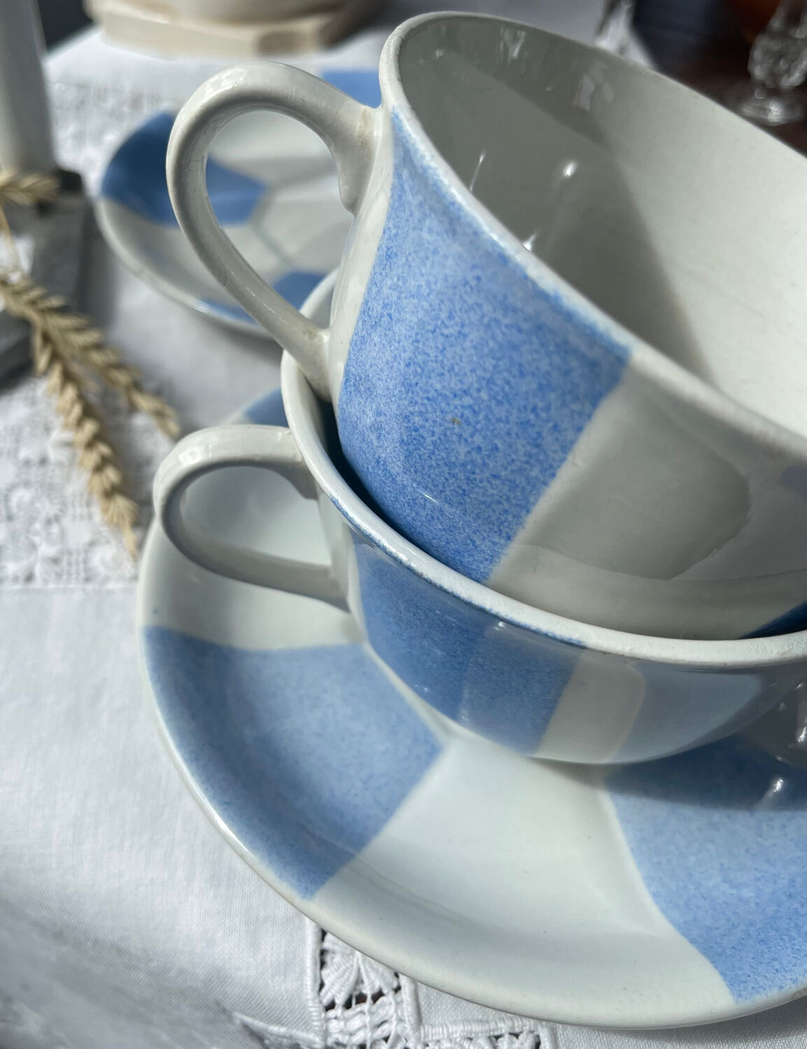 Duo de tasse ancienne FB