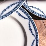 Set of 5 plates iron earth Salins