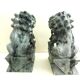Pair of Foo Dog Bookends in Jade