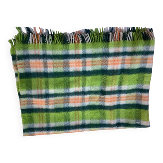 Vintage tartan throw
