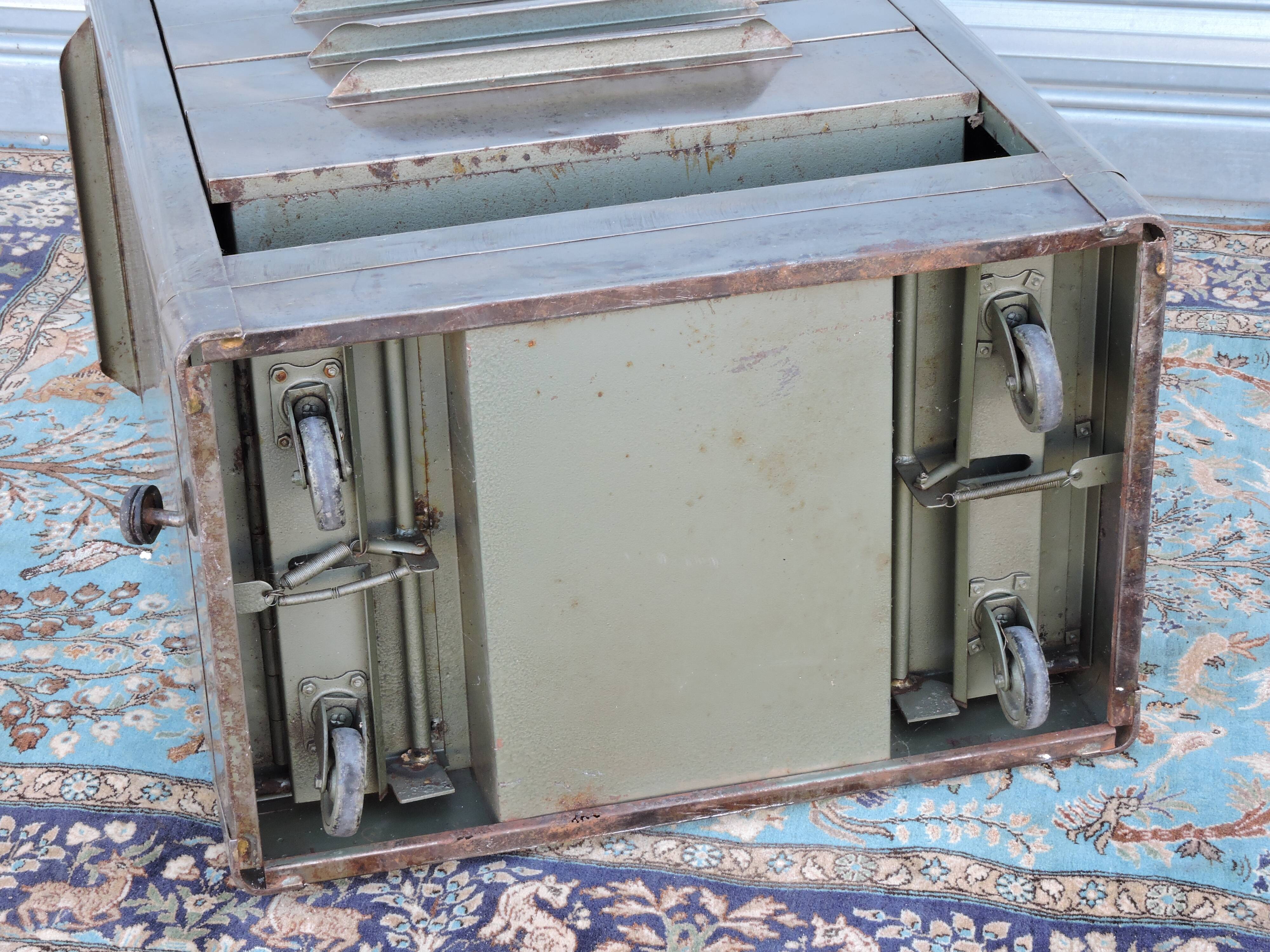 Former workshop maid, industrial furniture on wheels