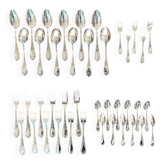 Ercuis Fontenoy 41-piece cutlery set, new condition