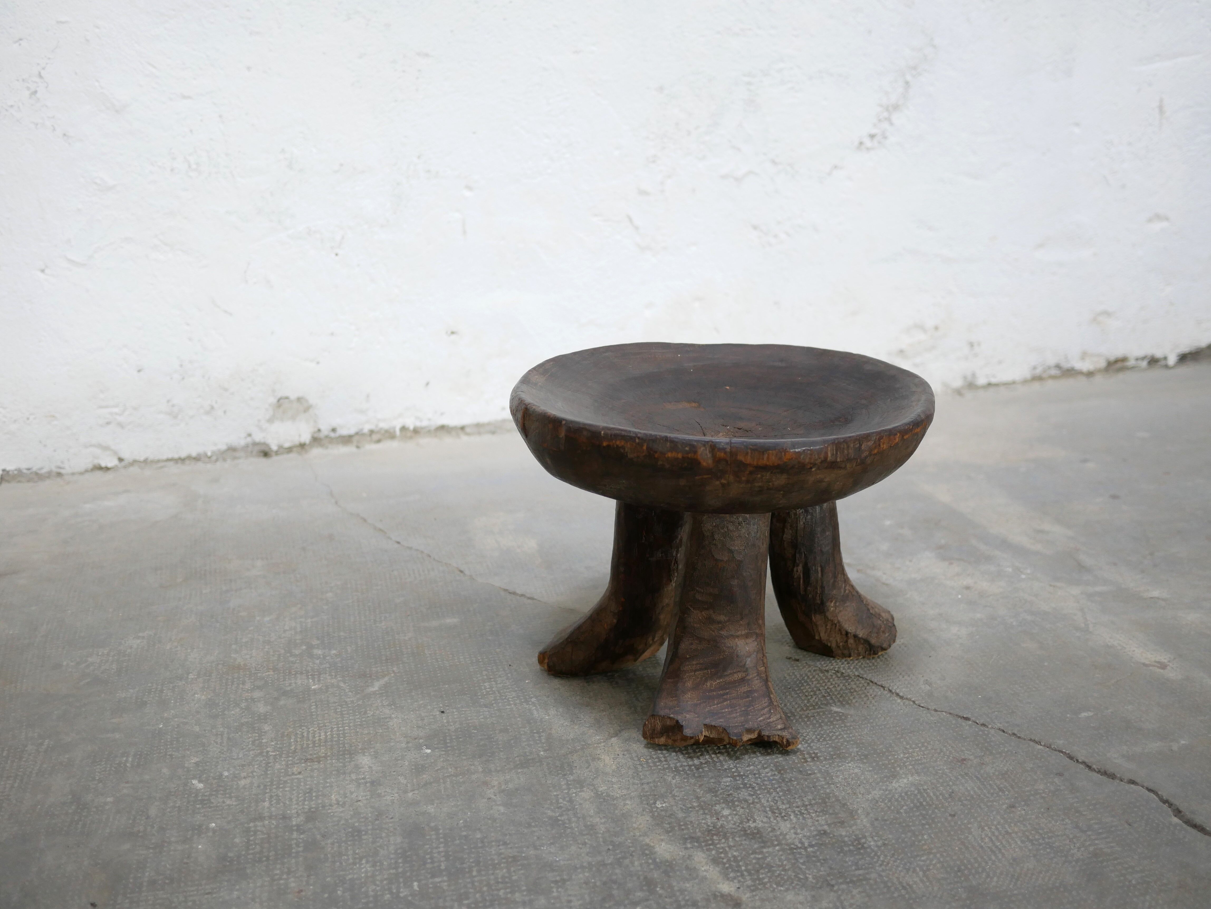 Antique African wooden stool