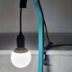 Designer desk lamp model O10 turquoise blue by Guillaume Delvigne for Specimen Editions