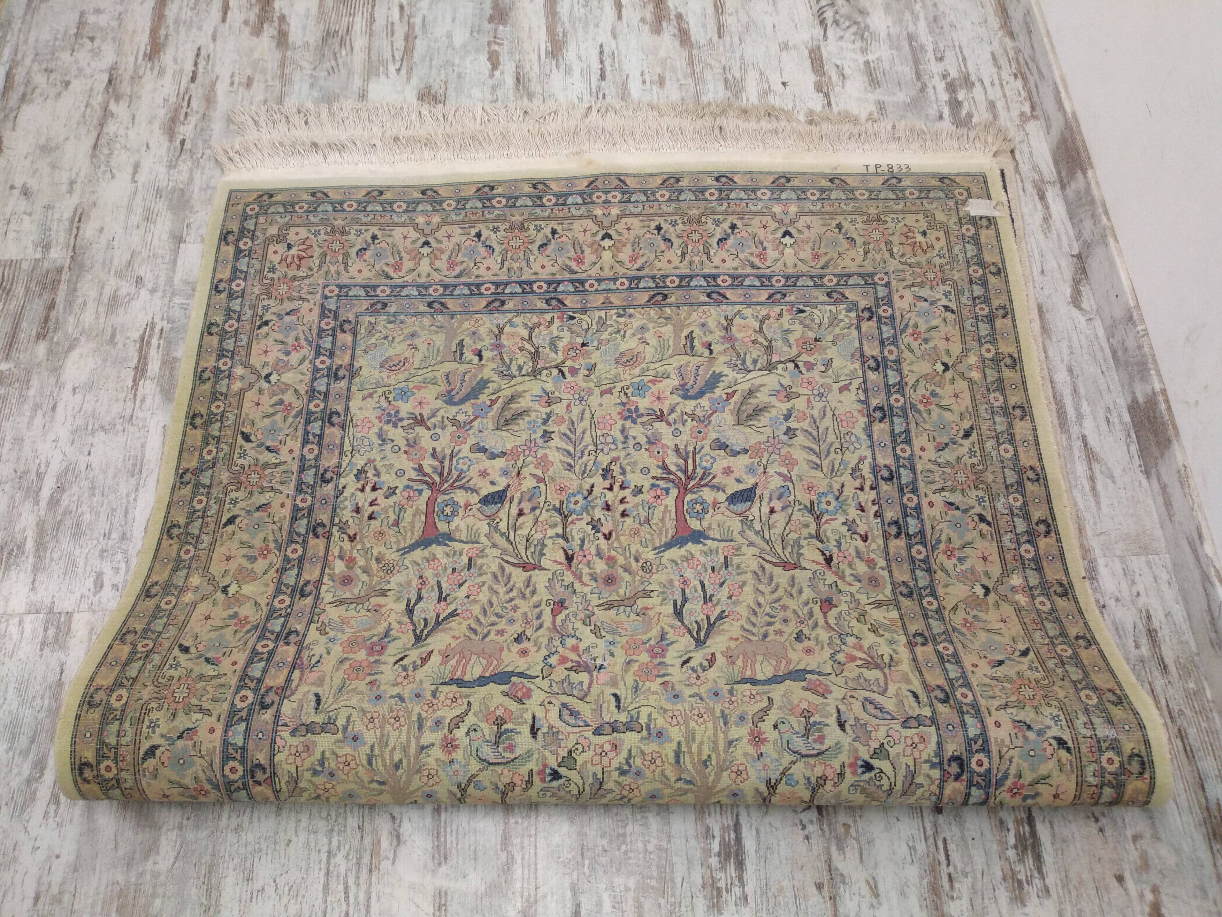 Antique Persian Tree of Life Rug