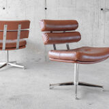Pair of chairs - 1970 - Cognac